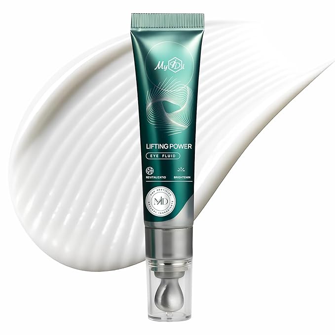 Rejuvenating Anti Aging Serum - Lifting Power Eye Fluid - Hydrating Eye Wrinkle Cream for Women with 5 Peptides & Vitamins - Ceramide, Hyaluronic Acid, Vitamin C, Palmitoyl Tripeptide-1-15ml