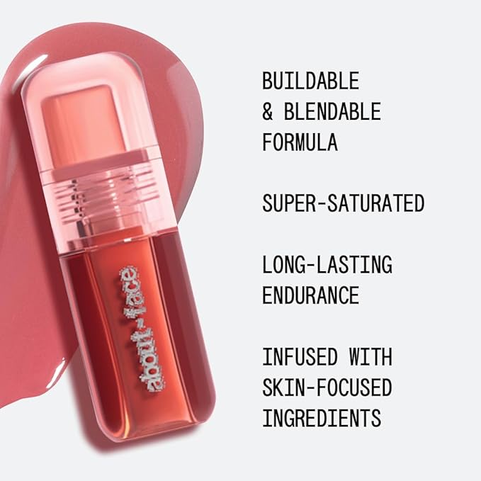 about-face Blush Rush Liquid Blush – Hydrating, Buildable Formula with Jojoba Oil, Hyaluronic Acid, and Squalane – Long-Lasting Dewy Finish – Vegan & Cruelty-Free (In the Dust – Rosy Mauve)