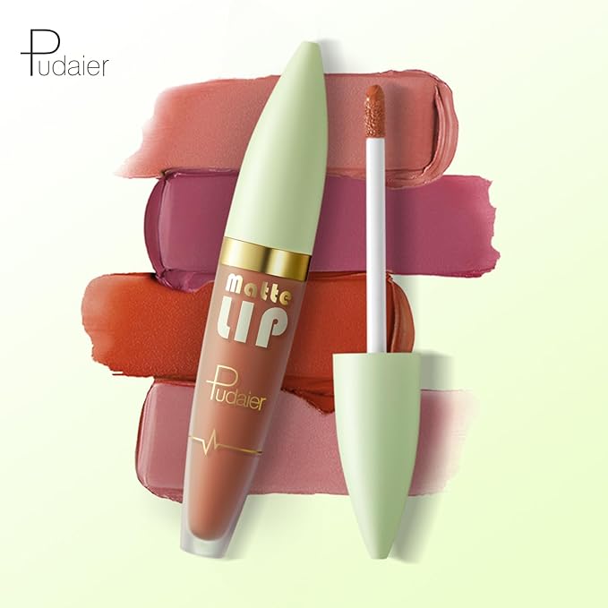 ZUK Matte Liquid Lipstick for Women, Long Lasting Lipstick, Highly Pigmented Lip Stain, Smudge-proof, Waterproof, Cruelty-free and Vegan