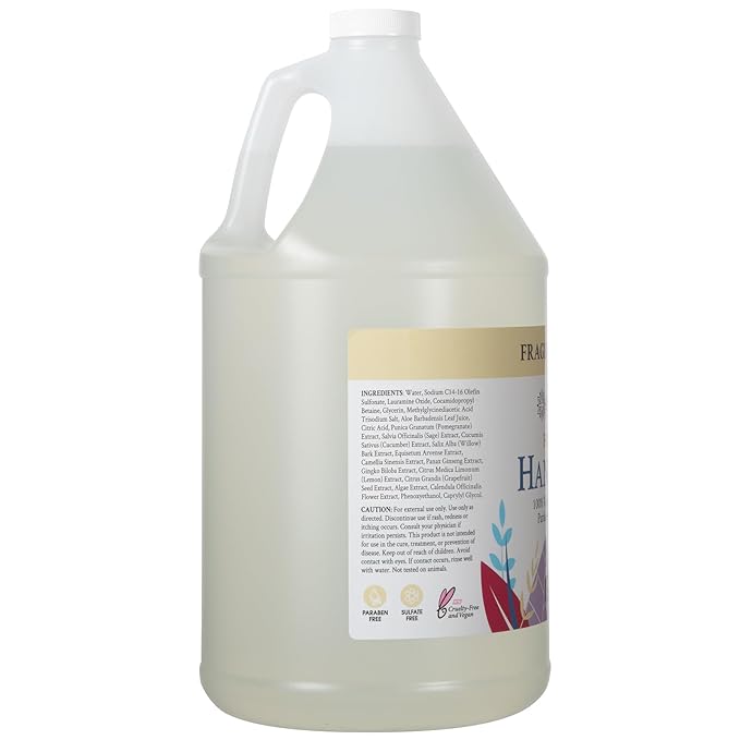 Ginger Lily Farms Botanicals All-Purpose Foaming Hand Soap Refill, Fragrance Free, 100% Vegan & Cruelty-Free, Unscented, 1 Gallon (128 fl oz)