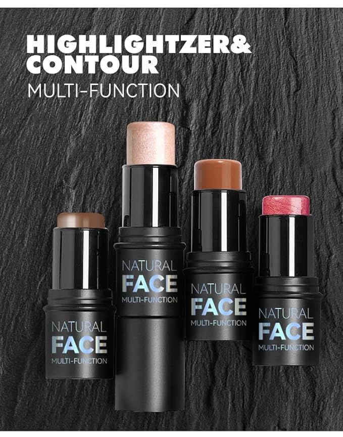 Natural Blush Stick for Cheeks & Lips - Creamy, Buildable, Vegan Makeup ，Long-Lasting, Easy Blend, Travel-Friendly (06)