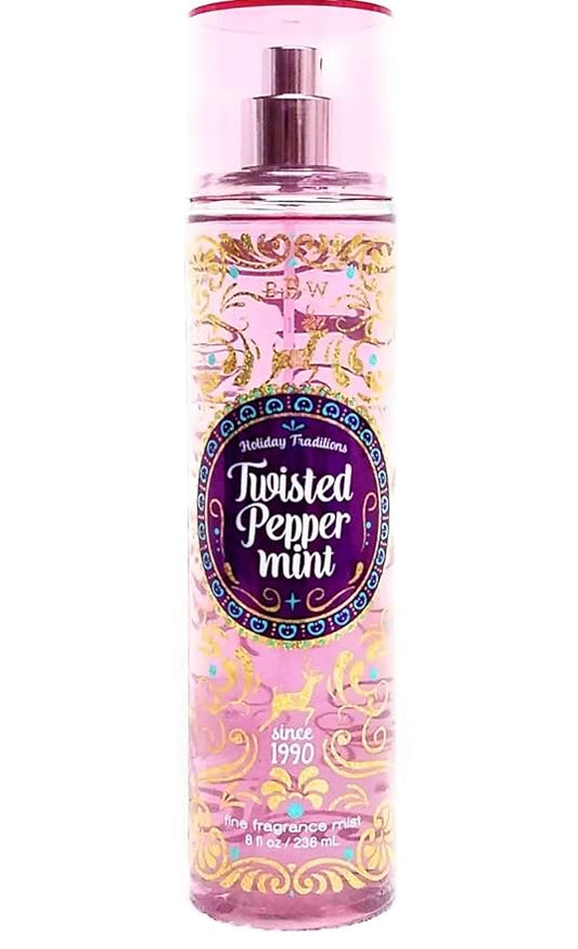 Bath & Body Works Twisted Peppermint Fine Fragrance Mist, 8 Fl Oz