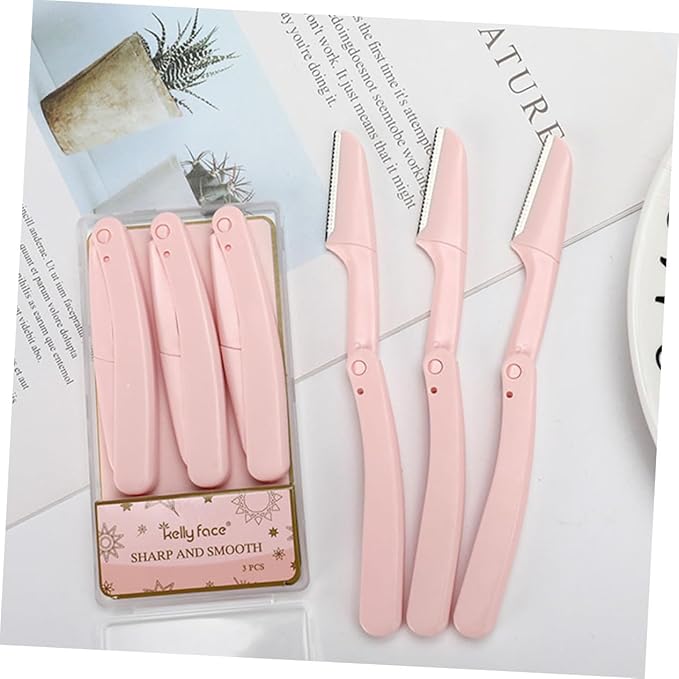 6pcs Eyebrow Trimmer Set Stainless Steel Scissors Comb Men Beauty Tool Kit Portable Razor for Brows