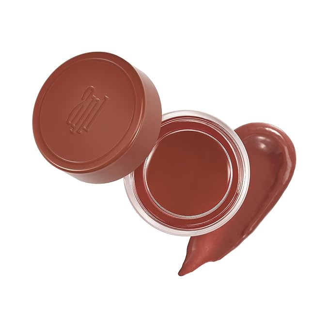 anillO Nude Blur Glow Balm - Hydrating & Moisturizing Lip Balm and Blush for Cheeks with Ceramide Complex, Cacao Butter and Volufiline - Lightweight, Buildable, Vegan Korean Skin Care (5g, 0.18 oz)