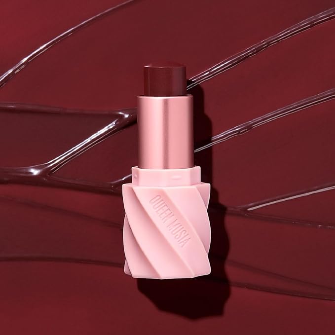 Queen Musia Skincare Supercharged Tinted Hydrabalm –– Hydrating & Nourishing, Instant Shine, Enriched with Vitamins & Hyaluronic Acid, Blurring & Soothing, Vegan & Cruelty-free (NOBLE VINE)