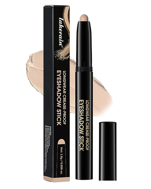 Eyeshadow Stick Waterproof, Cream to Powder Long Lasting Eye Shadow Stick Buildable& Blendable,Shimmer Matte Crayon Eyeshadows Pencil Eyes Highlighter Eyeliner Sticks Makeup,Vegan & Cruelty-Free-03