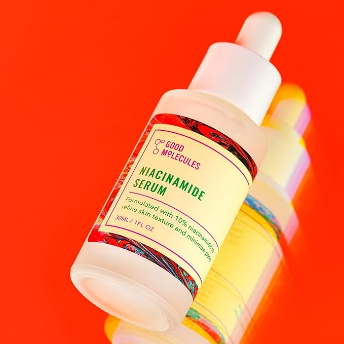 Good Molecules Niacinamide Serum – 10% Niacinamide to Target Blemishes, Nourishment, and Skin Tone – Ultra Hydrating & Brightening Skin Care for Face – 75 ml / 2.53 fl oz