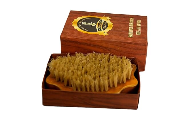 100% Vegan Plant Based Bristle 360 Wave Brush, Hand Crafted with Ash Hardwood Detangler Hair Brush for Men and Women All Hair Textures Creates Layer Hair Waves