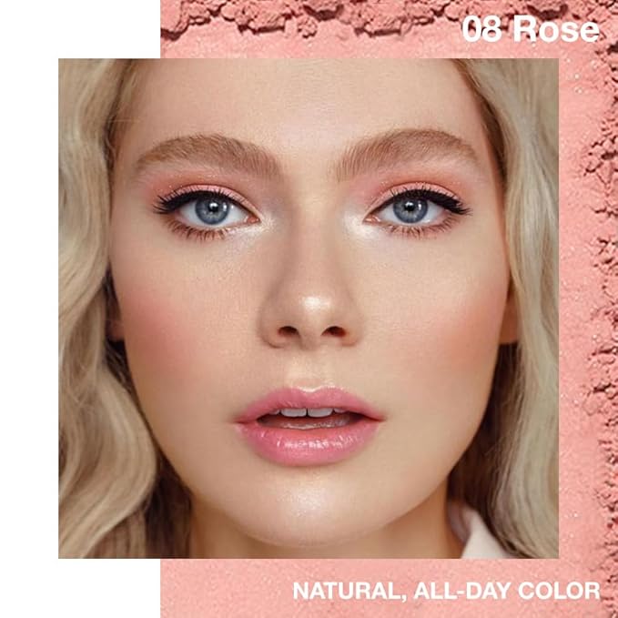 Single Cream Eyeshadow,Rose Pink Matte Eye shadow Pallette,Waterproof&Long Lasting Mini Eyeshadow,Soft Matte Eye Makeup,Vegan & Cruelty-Free Eye shadow for Brown Blue Green Eyes #09
