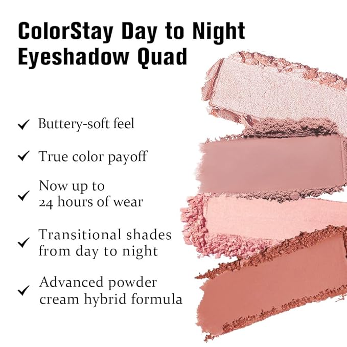 Pink Champagne Taupe 4Colors Eyeshadow Makeup Palette with Mirror,Natural Neutral Powde Eye Shadow Palettes for Older Women,Long Lasting Naturing-Looking,Lightweight Eye Makeup Kit Travel Size,Vegan