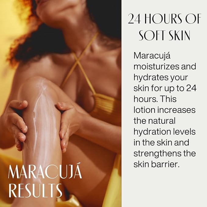 Natura – Maracujá Body Care Duo Bundle – Passion Fruit Triple Phase Body Oil & Relieving Body Lotion – 24H Hydration, Soothing & Radiant Skin – Vegan & Cruelty-Free Brazilian Skincare