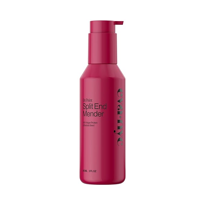 Eva NYC Split Ends Treatment for Dry Damaged Hair - Reduce Breakage + Seal Split Ends with Vegan Protein + Baobab Seed - Hair Serum for Softer Stronger Hair - Travel Size - Vanilla Scent - 2 fl oz