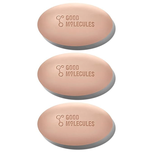 Good Molecules Clarify and Cleanse Bar Pack 3 – 89 g / 3.15 oz Each | Soap Free Face & Body Cleansing Bar with Salicylic Acid (BHA)