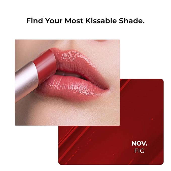 Color In Balm – Vegan 3-in-1 Tinted Lip Balm with Jeju Camellia Oil | Hydrating, Non-Sticky, Clean Beauty Lip Care for Soft, Naturally Tinted Lips | 4g (0.14oz) (#2 NOV. Fig Subtle Fig Pink)