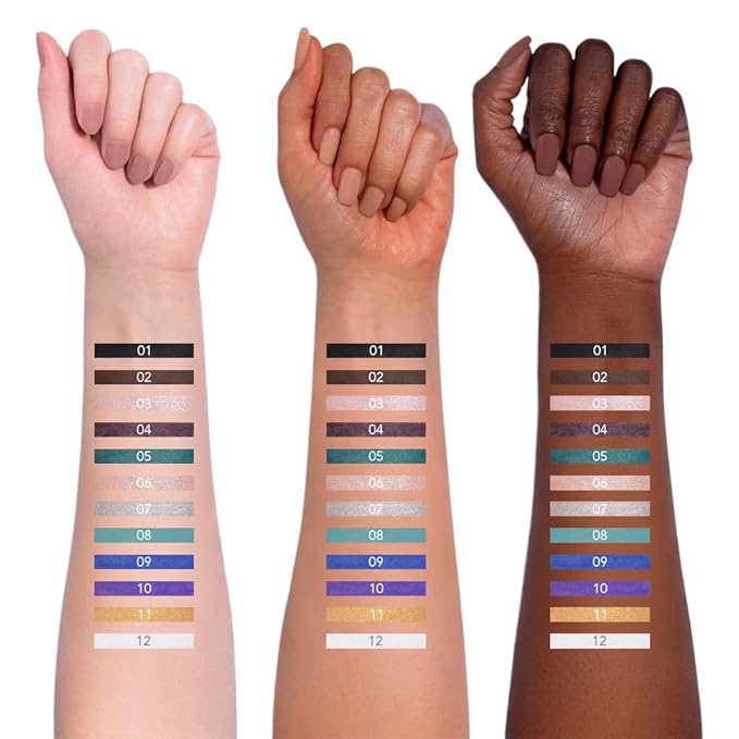 Mauve Taupe Matte Gel Eyeliner Pencil, Multi-Use Waterline Eyeliner with Sharpener, Sharpenable Eye Liner Waterproof Smudge Proof, High Pigmented Eye Makeup Liners, Vegan & Cruelty-Free 04