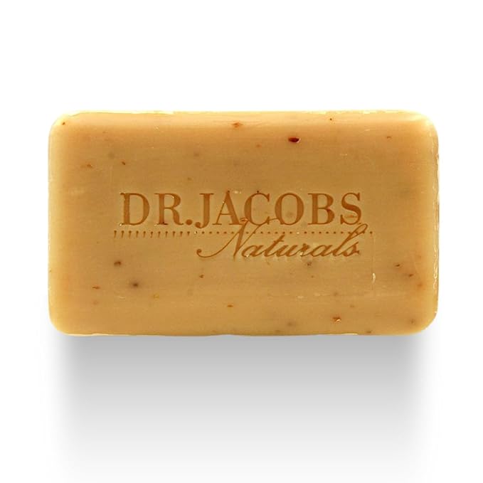 Dr Jacobs Naturals, Triple Milled Loofah Exfoliating Castile Bar Soap (Pack of 6) - Free of Parabens, Sulfates, Synthetics, Gltuen and GMO (Coco Loco Limeade)