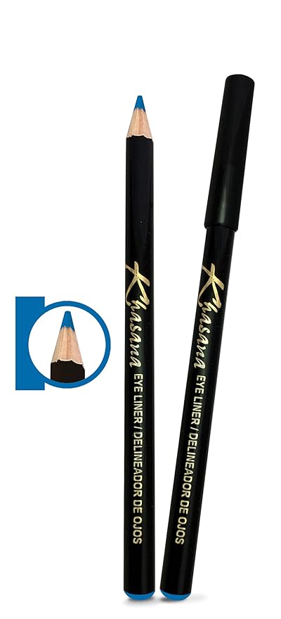 Eyeliner Pencil, Glide On, Waterproof, Ultra Smooth & Creamy Application, Long-Lasting, Matte Finish Versatility, Smudge-Proof, Ophthalmologist Tested, Cruelty Free & Vegan, #12 Blue