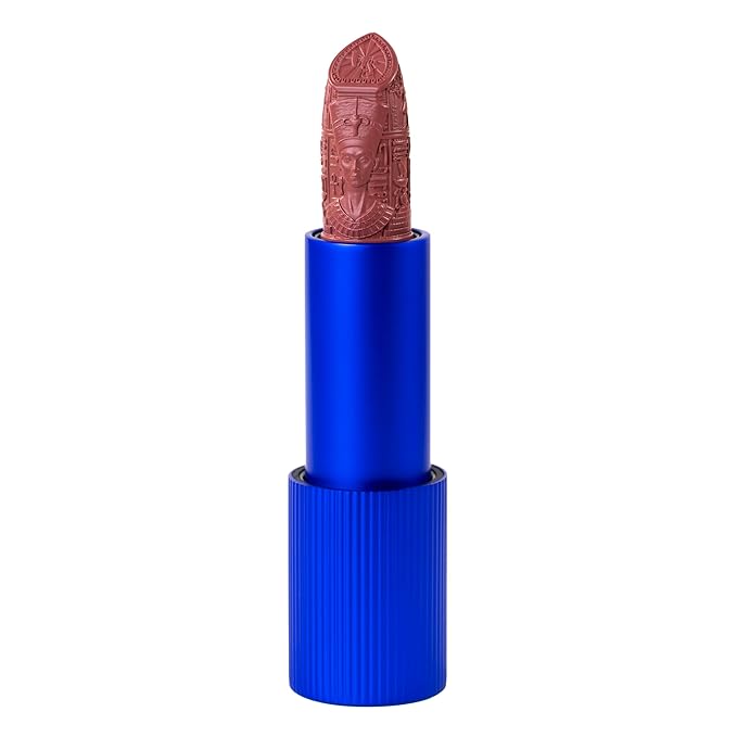 Whats Up Beauty - Egyptian Queen Lipstick - Shade Seba Clean Cruelty Free Vegan Lip Makeup Mauve Taupe Nude