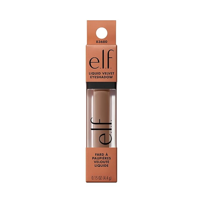 e.l.f. Liquid Velvet Eyeshadow, Crease-Resistant Liquid-to-Powder Eyeshadow For A Rich, Soft-Matte Finish, Vegan & Cruelty-Free, Ginger Snap