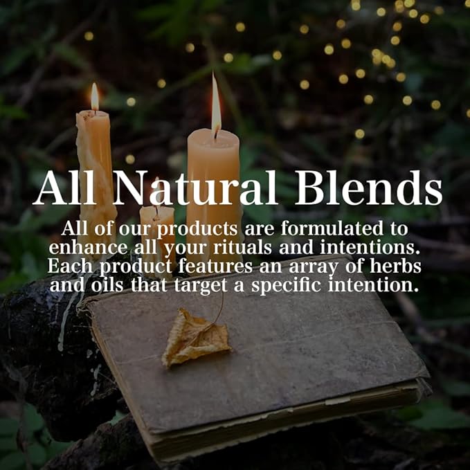 Love Intention Ritual Spa Set | 100% Natural | 10 oz Soy Candle, 4 oz Intention Oil, 8 oz Bath Salts | Attraction, Commitment, Seduction Rituals | Wiccan, Pagan, Spiritual Gift