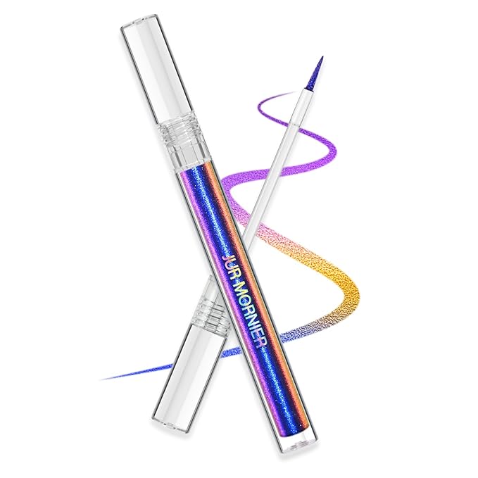 Multichrome Liquid Eyeshadow,Chameleon Eyeliner Colorful Eye Makeup,Metallic Holographic Waterproof Eye Liner Pen,Long Lasting Smooth High Pigment Eyeshadow Highlighter To Use (606) (#601)