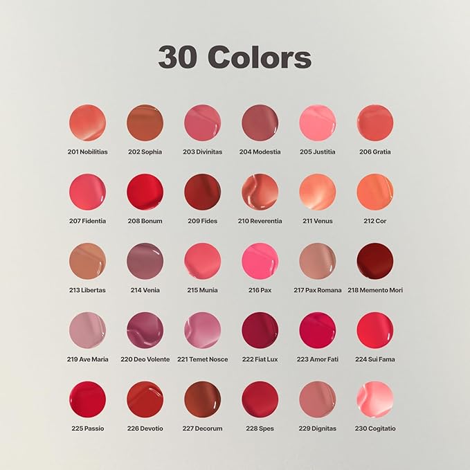 DINTO Blur-Glowy Lip Tint - Glossy Finish, Hydrating, Long Lasting, Lightweight Texture, Non-Sticky, Vegan & Cruelty-Free, K beauty (213 Libertas, 0.11 fl.oz) (30 colors)