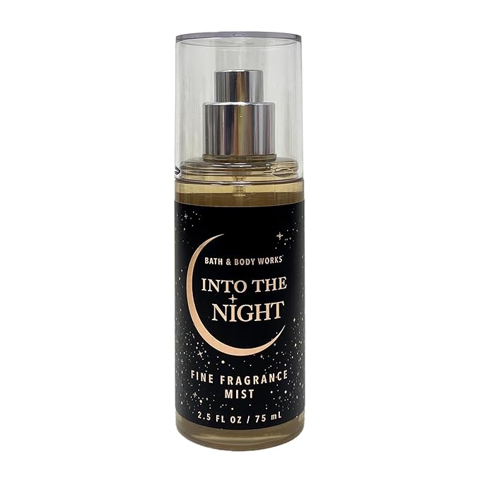 Bath & Body Works Into The Night 3 Piece Mini Fragrance Mist Bundle with a Natural Oats Sample Soap - Travel Size