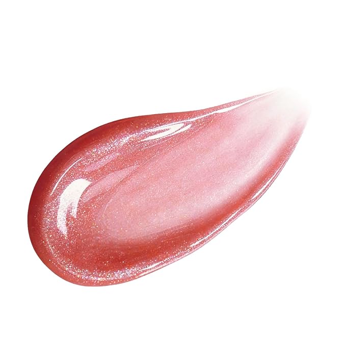 Glitter Lip Gloss – High-Shine Hydrating Lip Gloss, Non Sticky Moisturizing Crystal Shimmer Gloss, Caramel Scent, Nourishing Lip Oil Shine for Smooth Glossy Lips, Sunset Orange, 0.21 fl oz