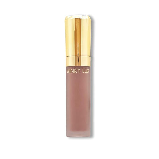 Winky Lux Rose Petal Liquid Eyeshadow, Longwear, Buildable, High-Pigment, Blendable, Crease-Proof, with Hydrating Vitamin E & Mango Seed Butter, Clean Beauty, Cruelty-Free, Vegan, Cedar Matte