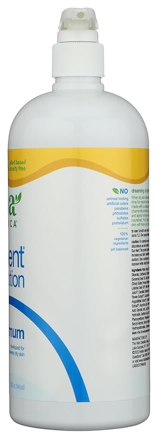 Alba Botanica Hydrating Moisturizing Lotion for Dry Skin with Vitamin E and Shea Butter,32 Oz (Packaging May Vary),(Pack of 2)