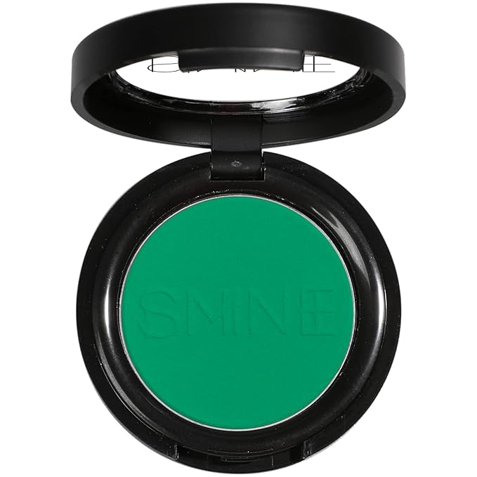 IS'MINE ISMINE Single Green Matte Eyeshadow, High Pigment, Longwear, Intense Color Best Single Green Eyeshadow Eye Makeup for Day & Night