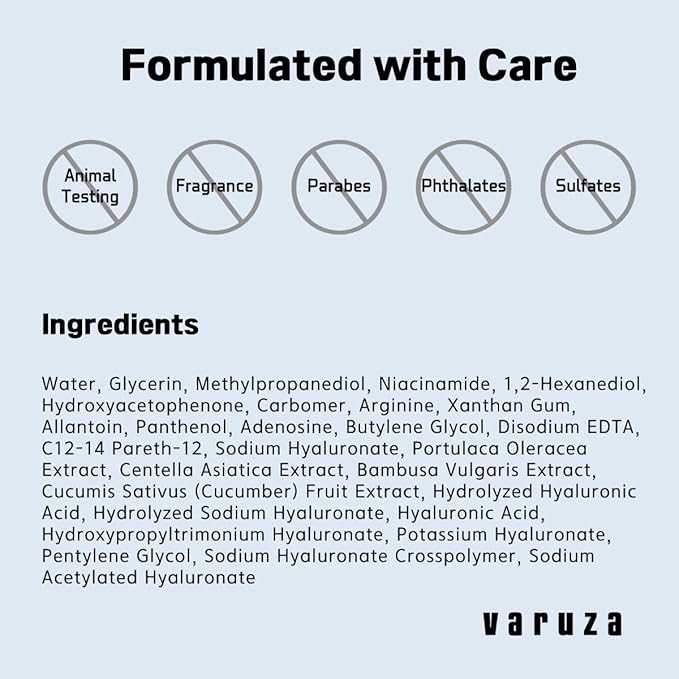 varuza] Real Natural Sheet Mask – EWG VERIFIED, Vegan Face Mask for Hydration, Non-GMO, No Artificial Fragrance, Made in Korea (5 PACK, BLUE AMPOULE)