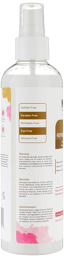 Made For Locs Vegan Rose Water Refresher Spray | Locs Moisturizer | Locs Deodorizer | Amazing Scents (Cherry Blossom, 8 oz)
