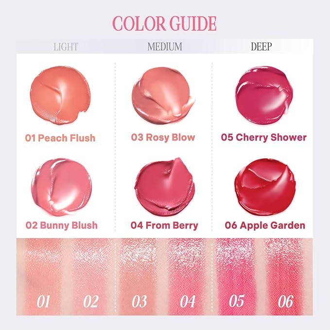 CLIO Essential Lip & Cheek Tap, Pocket Blush, Easy to Use, Glides on Effortlessly, Non-Greasy, Travel-Sized Creamy & Blendable Color For Lips & Cheeks (04 FROM BERRY, One Size)
