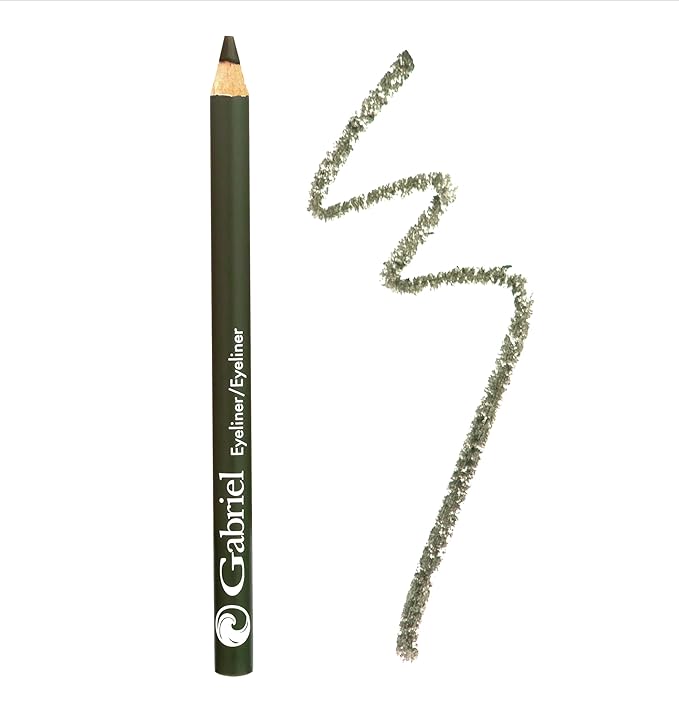 Gabriel Cosmetics Classic Eyeliner (Pine), Paraben Free, Vegan, Gluten-free, Cruelty- free, Non GMO, long lasting, Infused with Jojoba Seed Oil, Super Smooth, 0.04 oz.