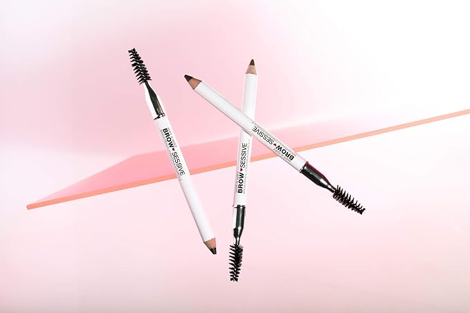 wet n wild Brow-Sessive Brow_Pencil, Ultra-Precise Dual Ended Spoolie Brush for Perfect Buidlable Blendable Shaping, Natural Lasting Shades for Every Brow, Cruelty-Free & Vegan - Taupe (Pack of 2)