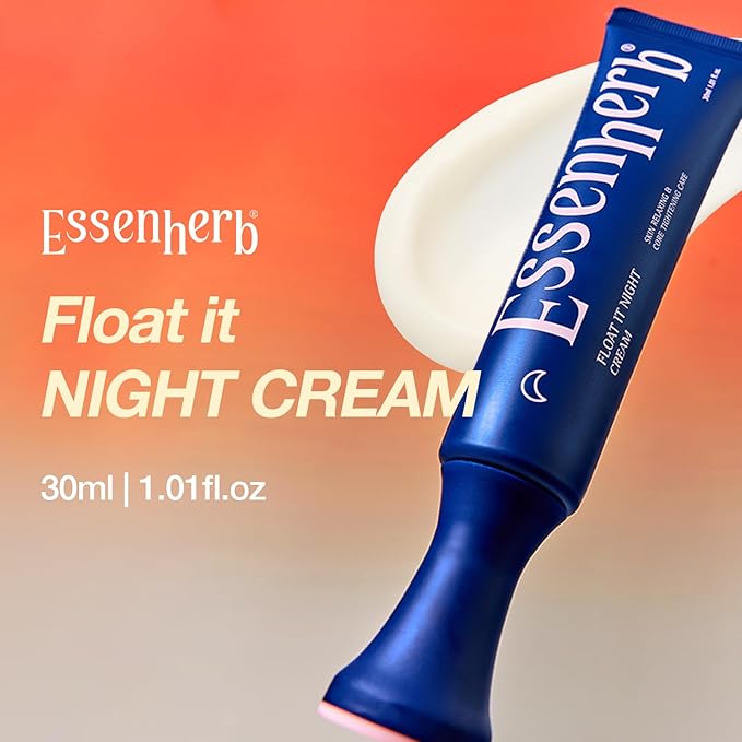 Float It Night Cream – Daily Face Moisturizer Helps Reduce the Appearance of Fine Lines & Wrinkles, With Retinol, Collagen & Soy Ferment Complex, Korean Skincare (1.01 oz)