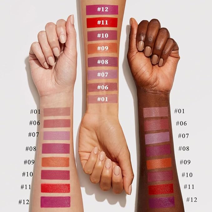 Wine Red Hydrating Cream Lipstick Lip Crayon for Women, Moisturizing Lipstick Long-lasting Waterproof, Retractable Lips Crayon Liner Goes on Smoothly, Tinted Lip Balm + Lips Color in One, 08#