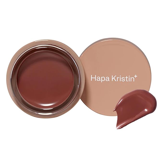 HAPA KRISTIN Gleam Glow Lip and Cheek Tint, Hydrating Korean Cream Blush with Long-Lasting Wear, Buildable with Radiant Finish, Mocha Rose 503, 0.15 oz