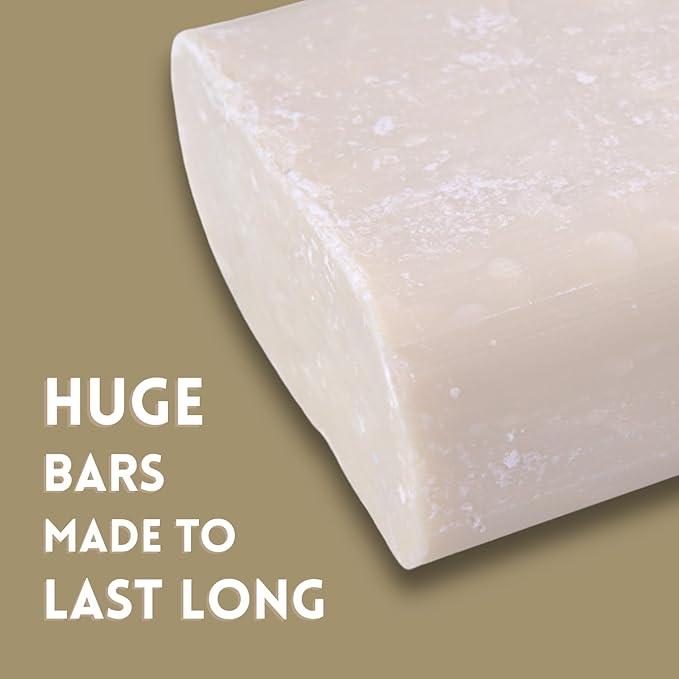 Amish Farms Fragrance-Free Bar Soap Bar w/All Natural Bentonite Clay | Vegan | Made in USA, Moisturizing for Sensitive Skin | Women & Mens Face & Body Bar Soap | 5 Ounce Each (5 Bars)