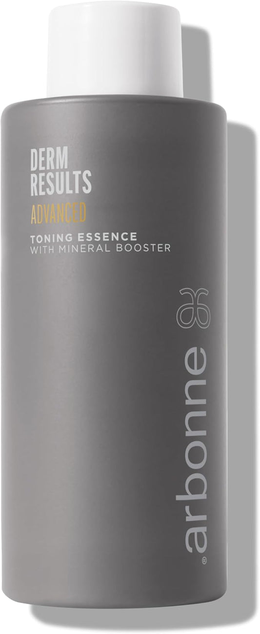 DermResults Advanced Toning Essence with Mineral Booster - Arbonne Hydrating Toner for Face - Ideal for Sensitive Skin, Pore Refining, Lightweight, Vegan Skincare - 3.4 fl. oz. (100 ml)