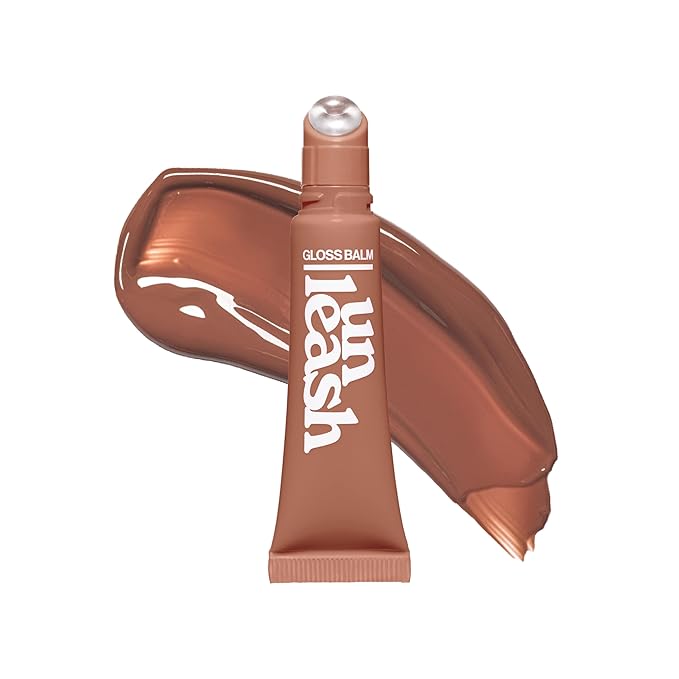 UNLEASHIA Sunset Dazzle Gloss Balm | Hydrating Tinted Gloss Balm, Lasting Relief, Vegan, Moisturizing Plumpy Formula with Peptides and Vitamins (No.9 Vienna)