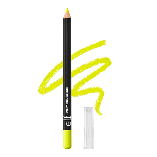 e.l.f. Smoky Kohl Eyeliner, Eye Pencil For Creating Long-Lasting, Bold, High-Pigmented Makeup Looks, Vegan & Cruelty-Free, Limelight