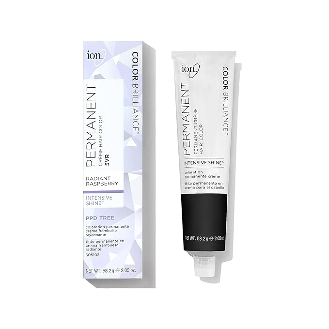 Ion Permanent Creme Hair Color - Radiant Raspberry Shade 5VR