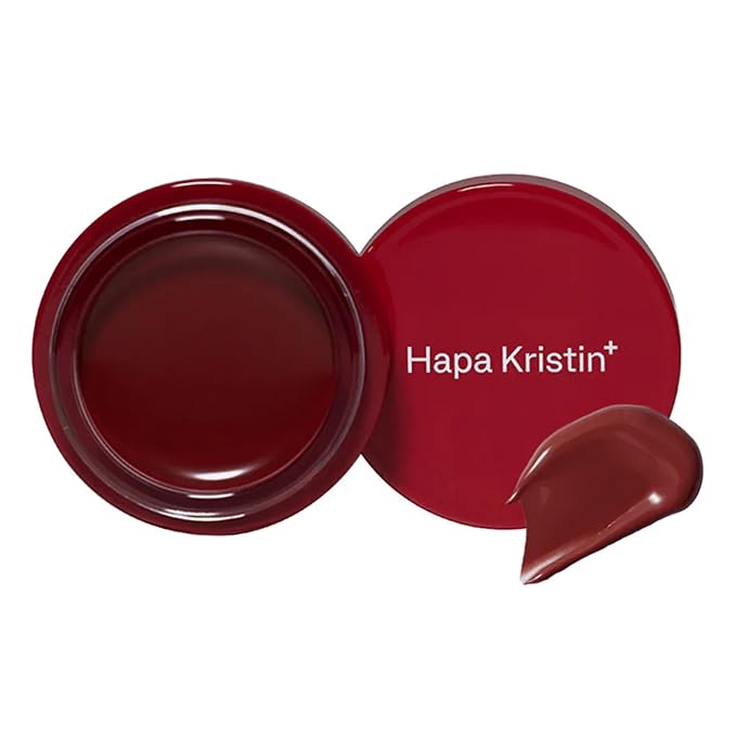 HAPA KRISTIN Gleam Glow Lip and Cheek Tint, Hydrating Korean Cream Blush with Long-Lasting Wear, Buildable with Radiant Finish, Plum Red 102, 0.15 oz