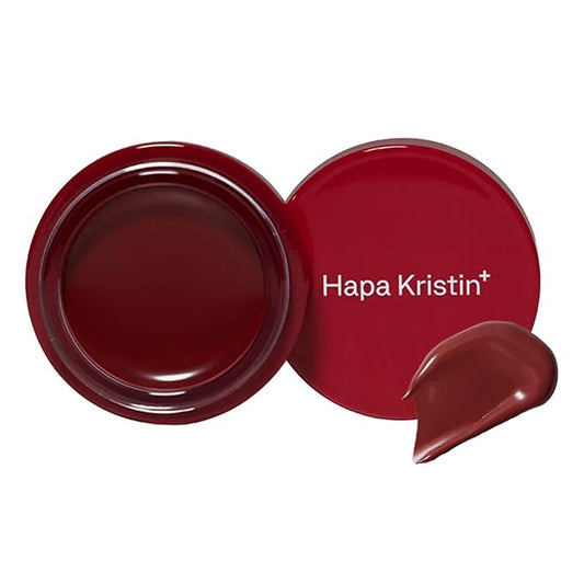 HAPA KRISTIN Gleam Glow Lip and Cheek Tint, Hydrating Korean Cream Blush with Long-Lasting Wear, Buildable with Radiant Finish, Plum Red 102, 0.15 oz