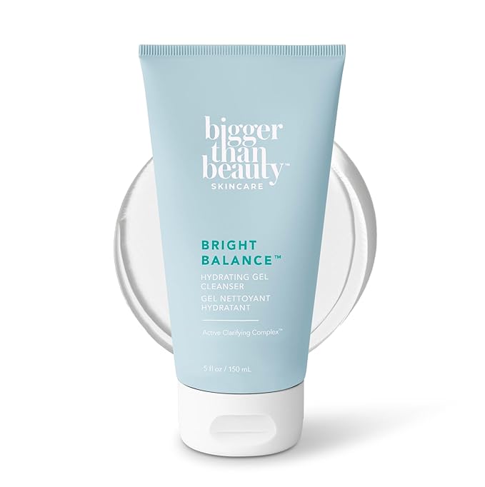 Hydrating Gel Cleanser, Face Wash with Hyaluronic Acid & Vitamin C for All Skin Types, Daily Skin Care, Makeup Remover for Women, Facial Cleanser, Vegan & Cruelty Free