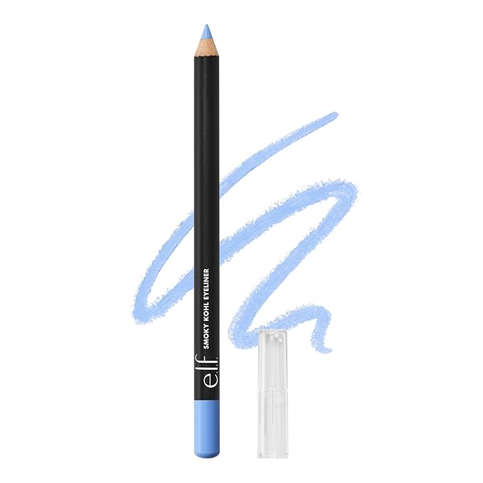 e.l.f. Smoky Kohl Eyeliner, Eye Pencil For Creating Long-Lasting, Bold, High-Pigmented Makeup Looks, Vegan & Cruelty-Free, Sky High