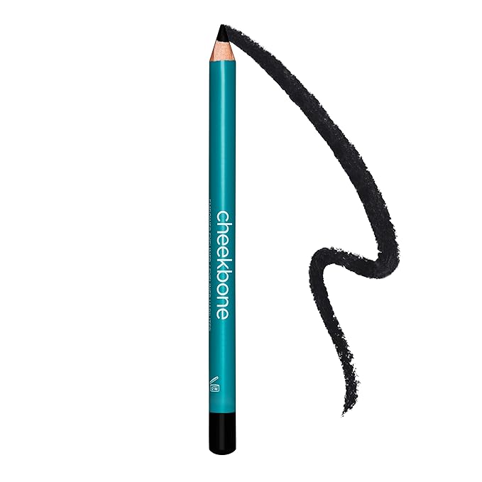 Cheekbone Empower Eyeliner, Raven Black, Pencil, Easy Application, Ultra-Smooth, High-Pigment Formula for All-Day Wear, Vegan & Cruelty Free, 1 count