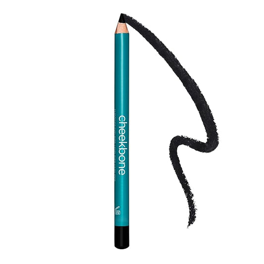Cheekbone Empower Eyeliner, Raven Black, Pencil, Easy Application, Ultra-Smooth, High-Pigment Formula for All-Day Wear, Vegan & Cruelty Free, 1 count
